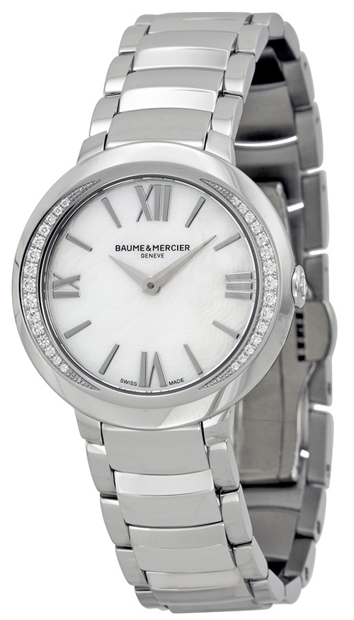 Baume & Mercier Naisten kello MOA10160 PROMESSE Hopea/Teräs Ø30