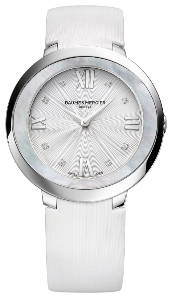 Baume & Mercier Naisten kello MOA10177 PROMESSE Hopea/Nahka