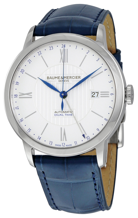 Baume & Mercier Miesten kello M0A10272 Classima Hopea/Nahka Ø40