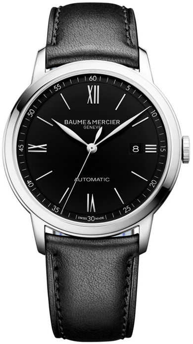 Baume & Mercier Miesten kello M0A10453 Classima Musta/Nahka Ø42