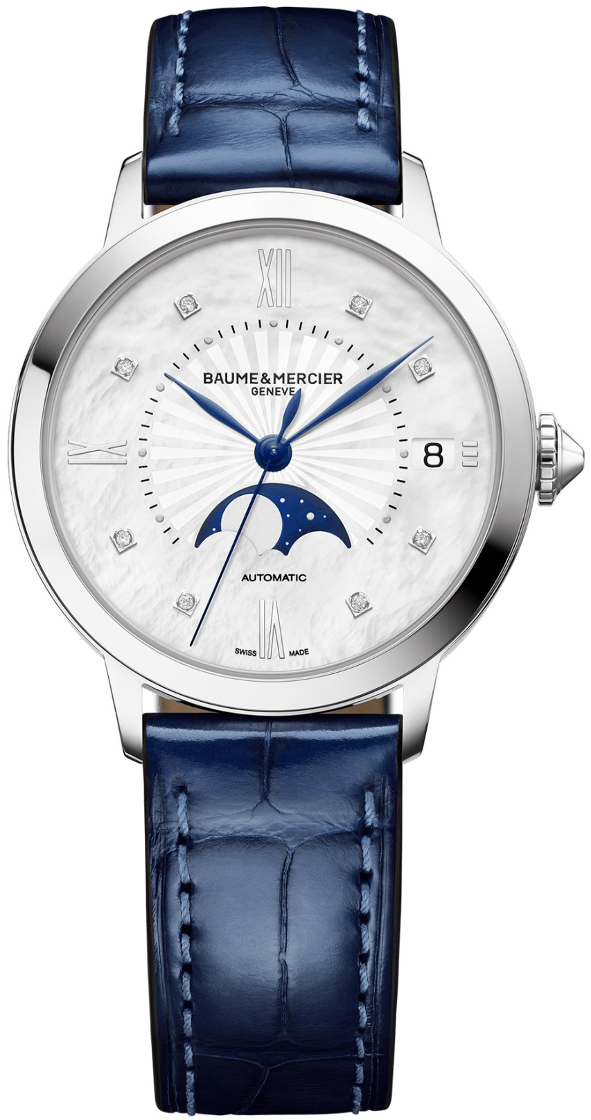 Baume & Mercier Naisten kello MOA10633 Classima Valkoinen/Nahka