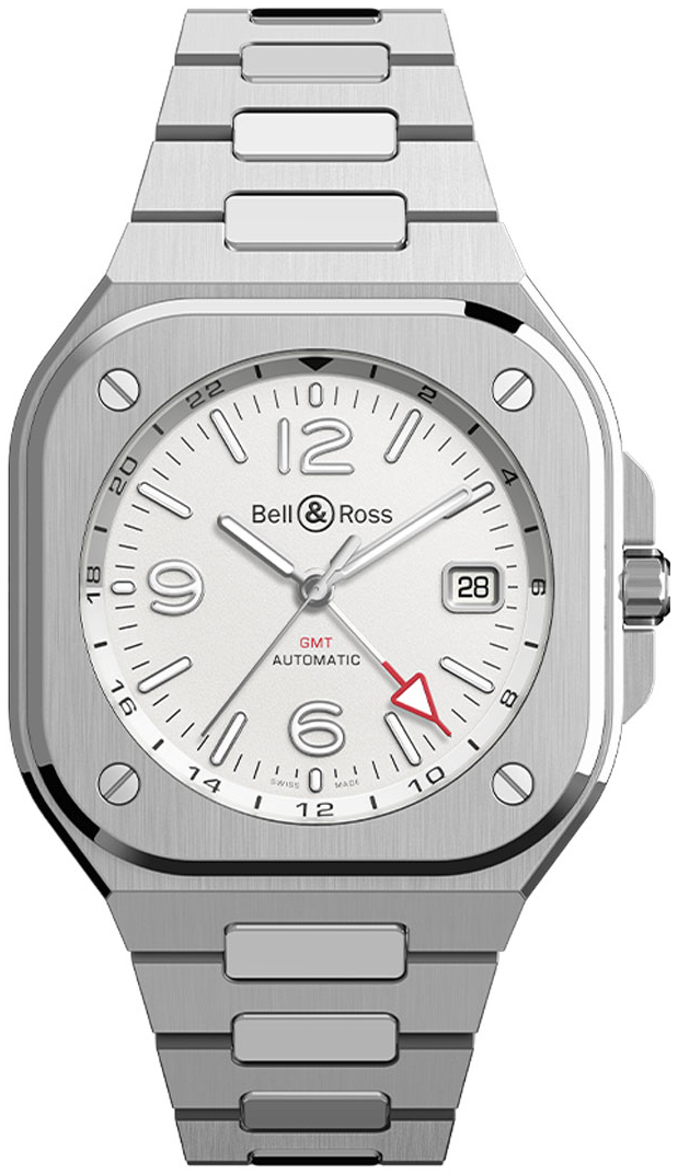 Bell & Ross Miesten kello BR05G-SI-ST/SST Br 05 Valkoinen/Teräs