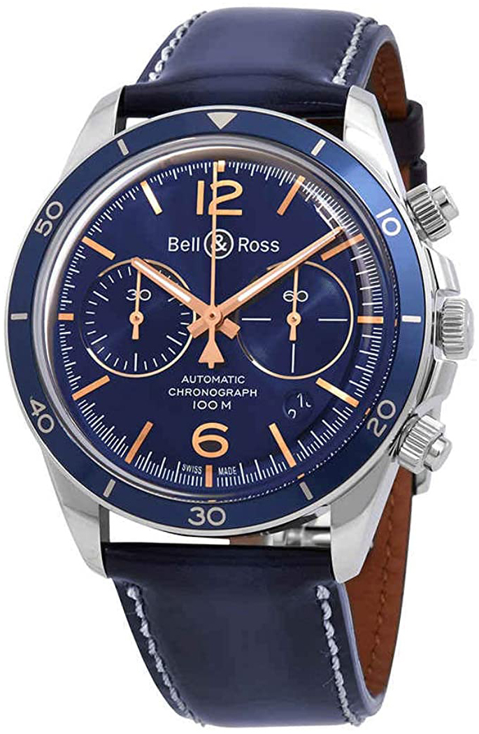 Bell & Ross Miesten kello BRV294-BU-G-ST/SCA Br V2-94