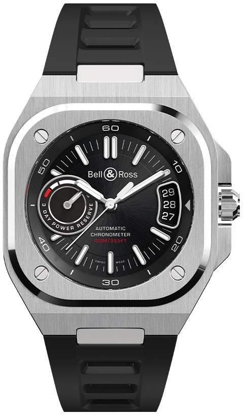 Bell & Ross Miesten kello BRX5R-BL-ST/SRB BR-X5 Musta/Kumi Ø41 mm