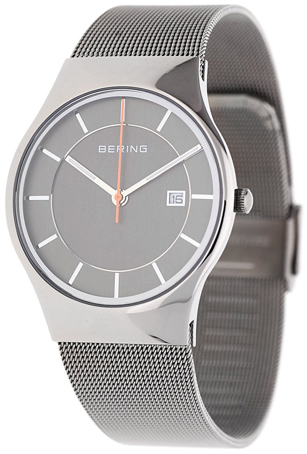 Bering Miesten kello 11938-007 Classic Harmaa/Teräs Ø40 mm
