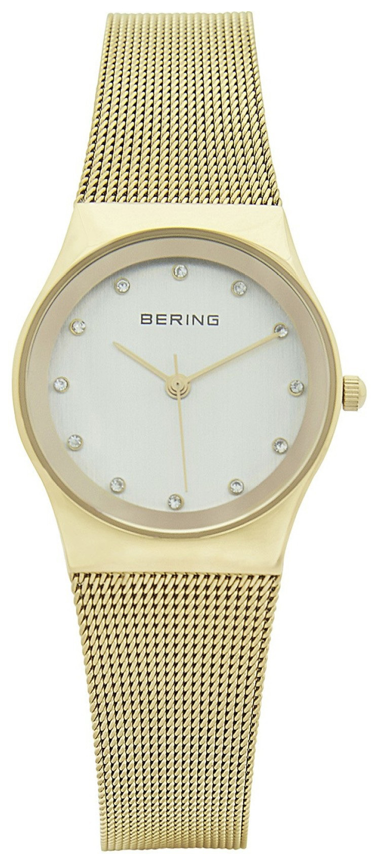 Bering Classic Naisten kello 12927-334 Valkoinen/Kullansävytetty