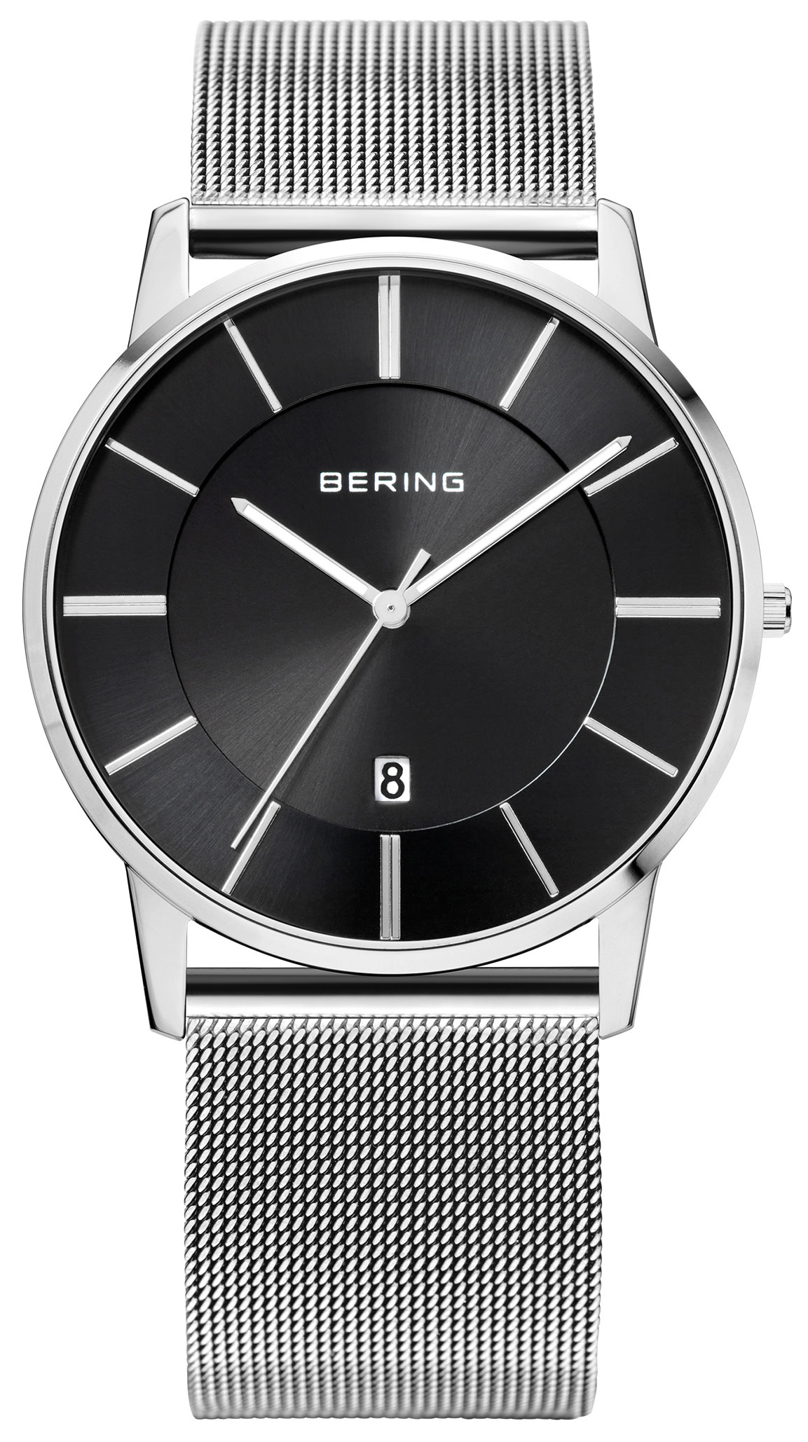 Bering Classic Miesten kello 13139-002 Musta/Teräs Ø39 mm