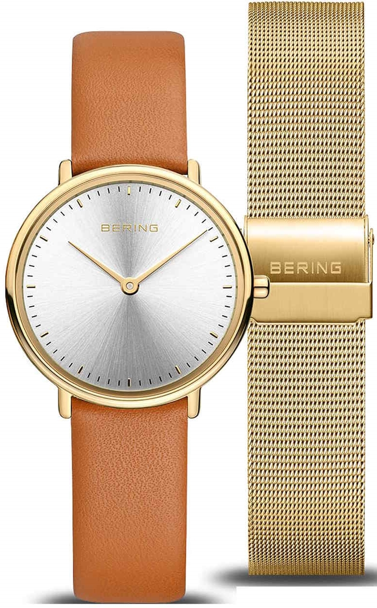 Bering Naisten kello 15729-530 Ultra Slim Hopea/Kullansävytetty
