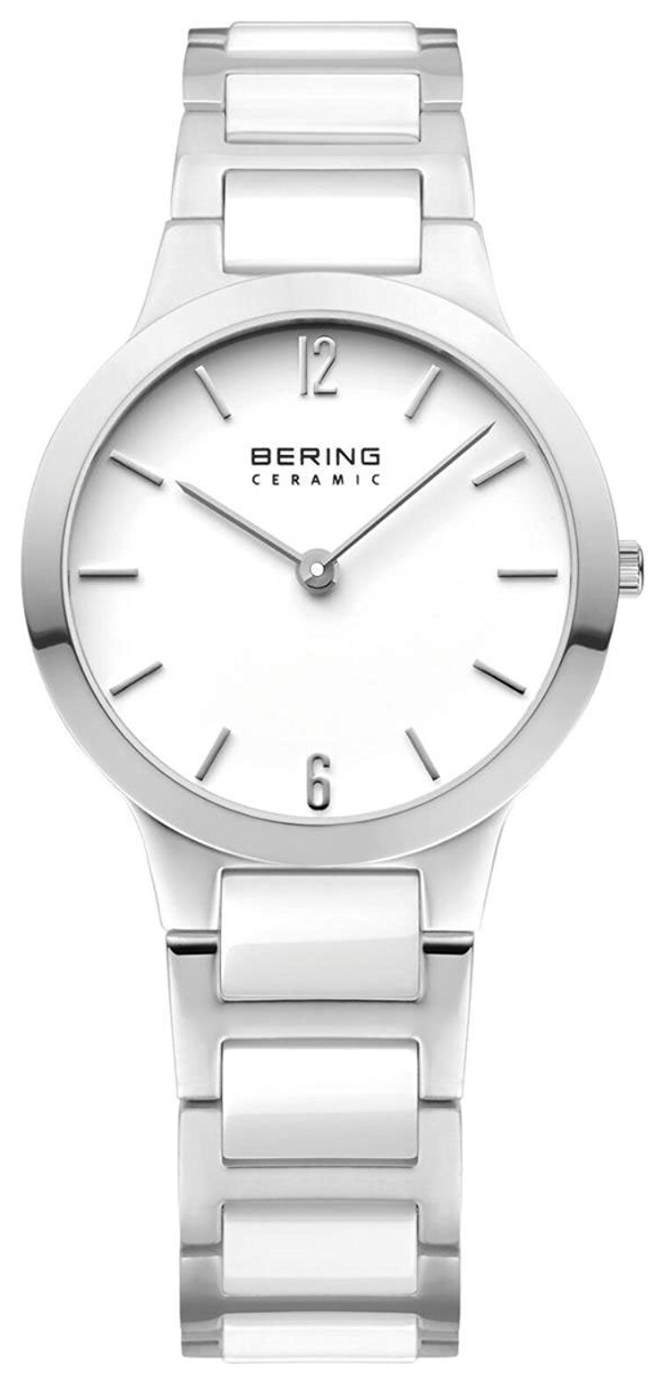 Bering Ceramic Naisten kello 30329-754 Valkoinen/Teräs Ø29 mm