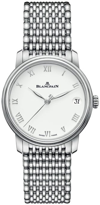 Blancpain Naisten kello 6127-1127-MMB Villeret Valkoinen/Teräs