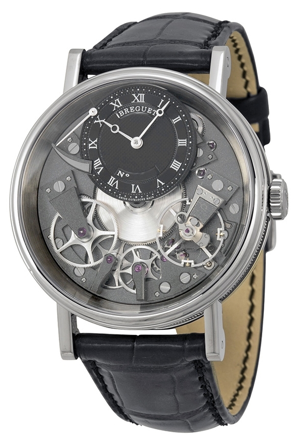 Breguet Miesten kello 7057BB-G9-9W6 Tradition Harmaa/Nahka Ø40 mm