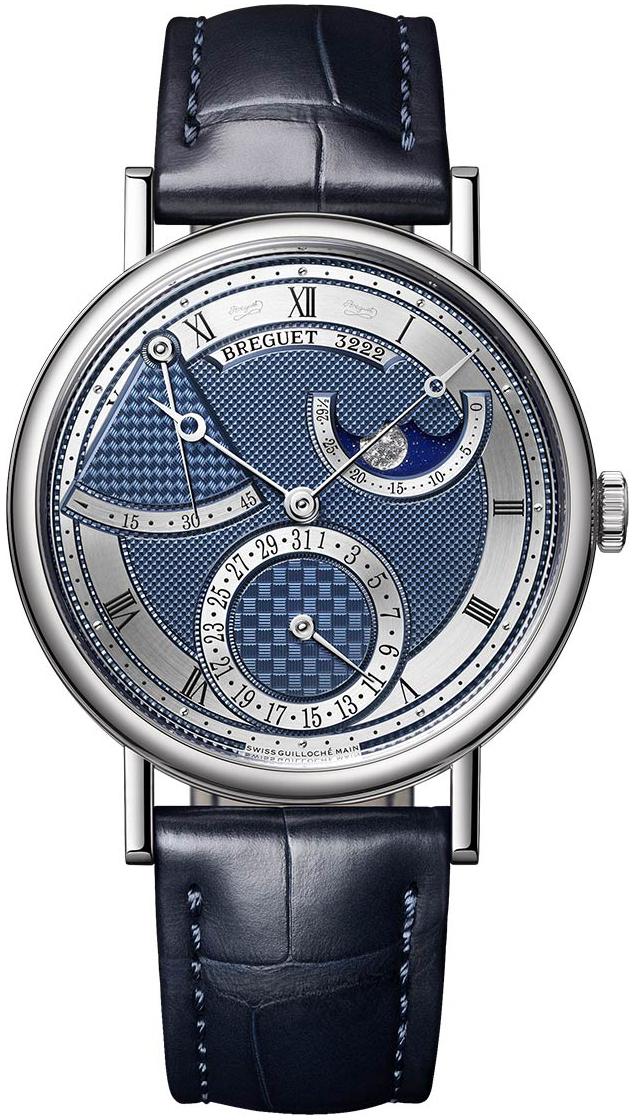 Breguet Miesten kello 7137BB-Y5-9VU Classique Sininen/Nahka Ø39 mm