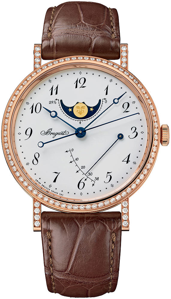 Breguet Miesten kello 7788BR-29-9V6-DD00 Classique Valkoinen/Nahka