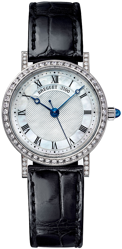 Breguet Naisten kello 8068BB-52-964 DD00 Classique Hopea/Nahka Ø30 mm