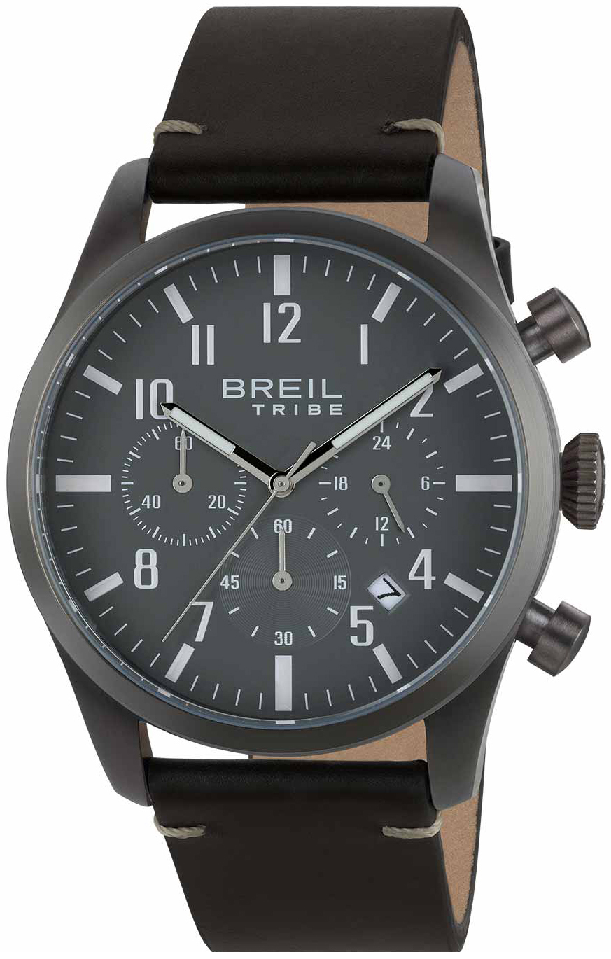 Breil Tribe Miesten kello EW0360 Harmaa/Nahka Ø42 mm