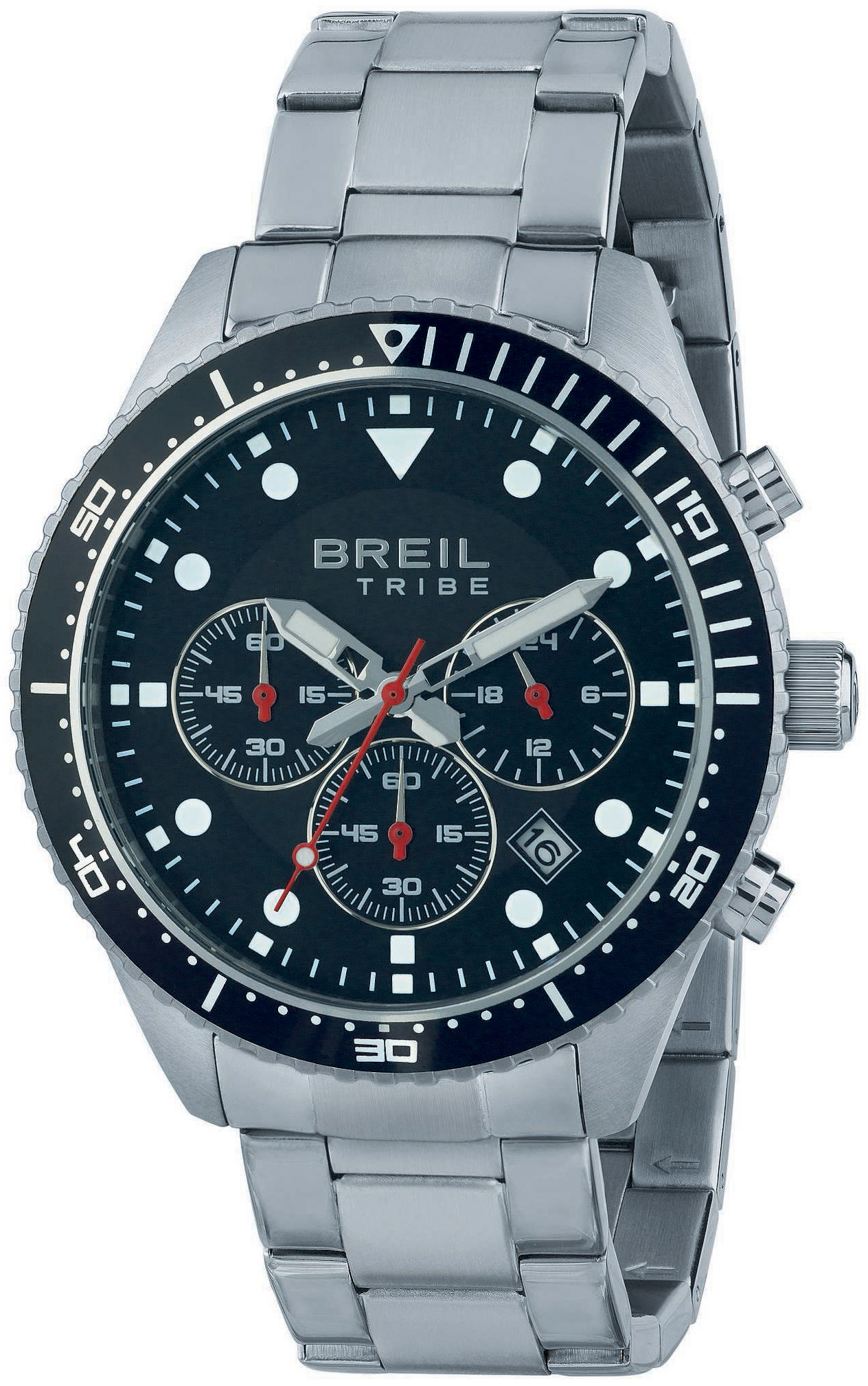 Breil Tribe Miesten kello EW0444 Musta/Teräs Ø42 mm