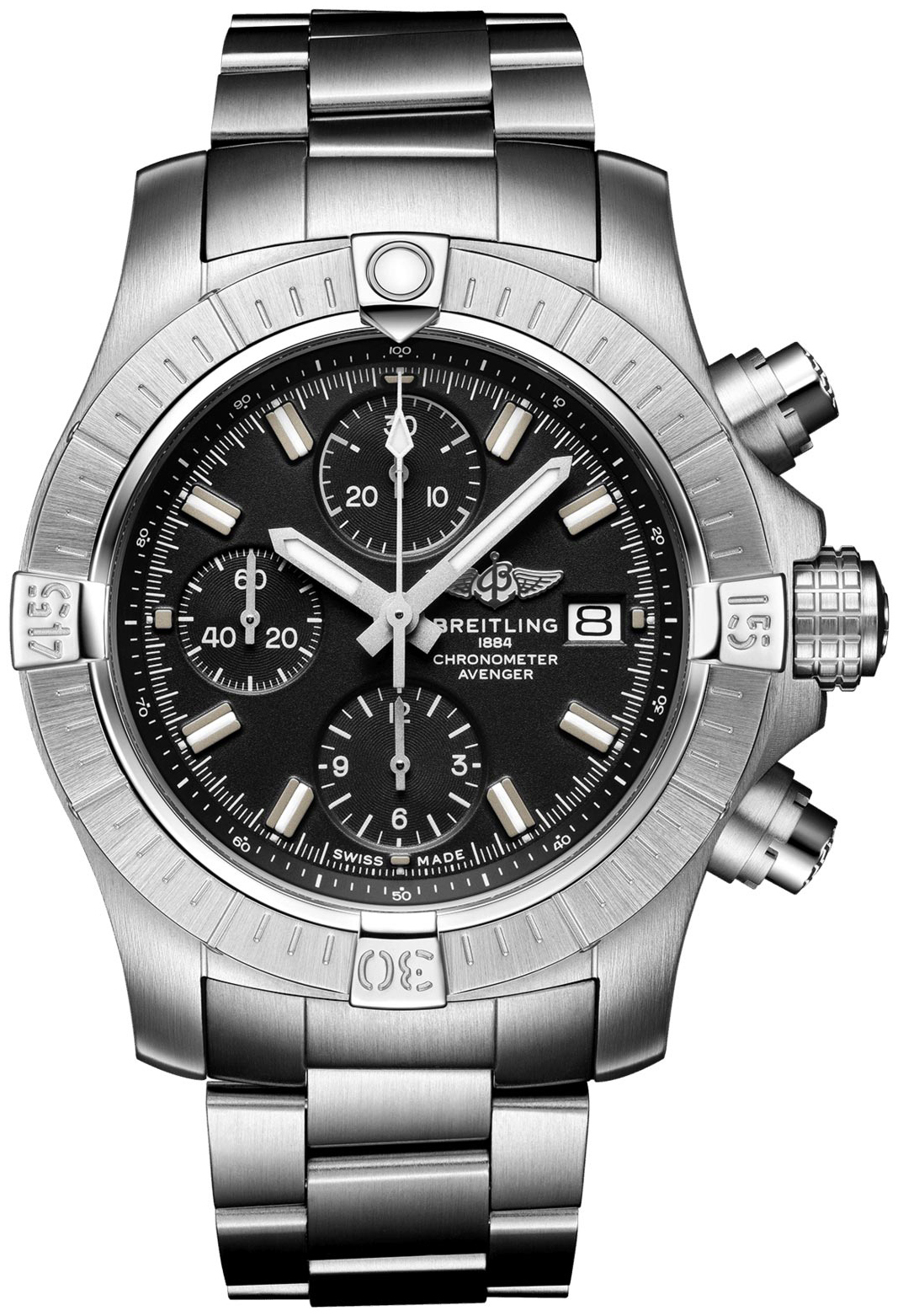 Breitling Miesten kello A13385101B1A1 Avenger Chronograph 43