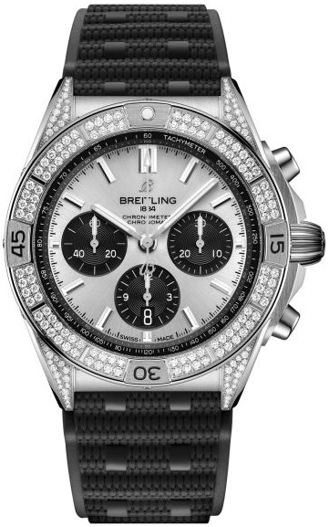 Breitling Miesten kello AB0134721G1S2 Chronomat B01 42 Hopea/Kumi