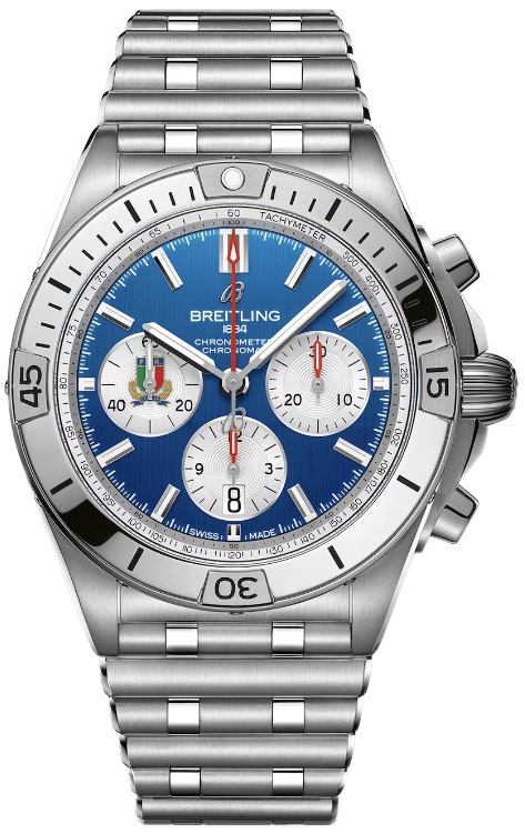 Breitling Miesten kello AB0134A41C1A1 Chronomat B01 42 Six Nation