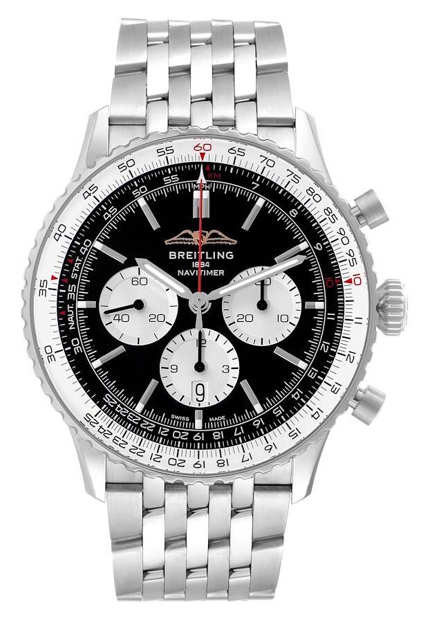 Breitling Miesten kello AB0137211B1A1 Navitimer B01 Chronograph 46