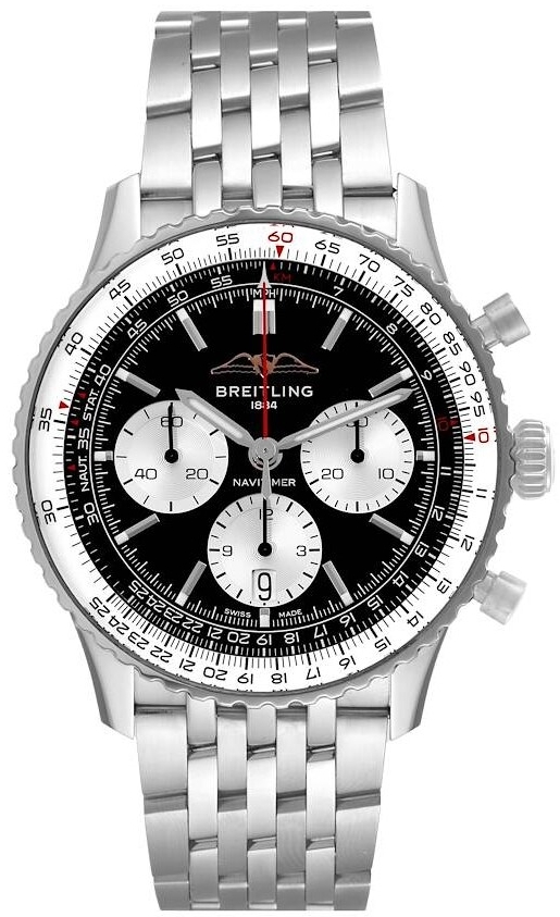 Breitling Miesten kello AB0138211B1A1 Navitimer B01 Chronograph 43