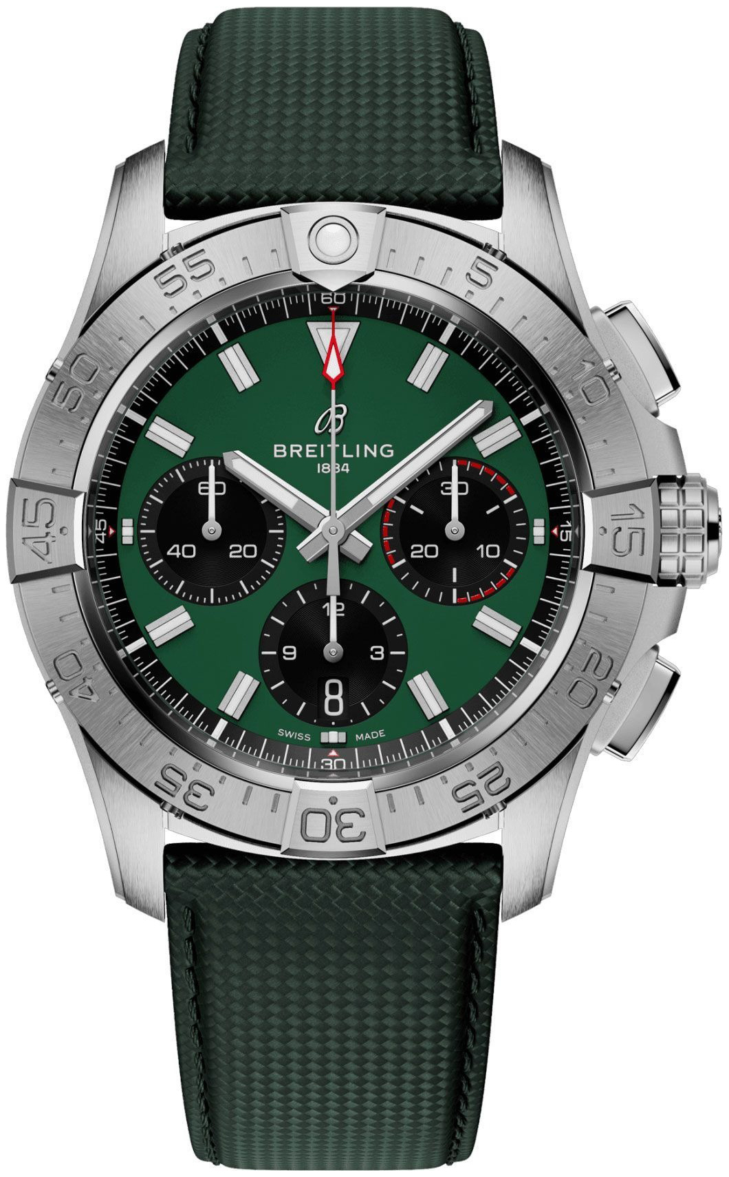Breitling Miesten kello AB0146101L1X1 Avenger B01 Chronograph 42