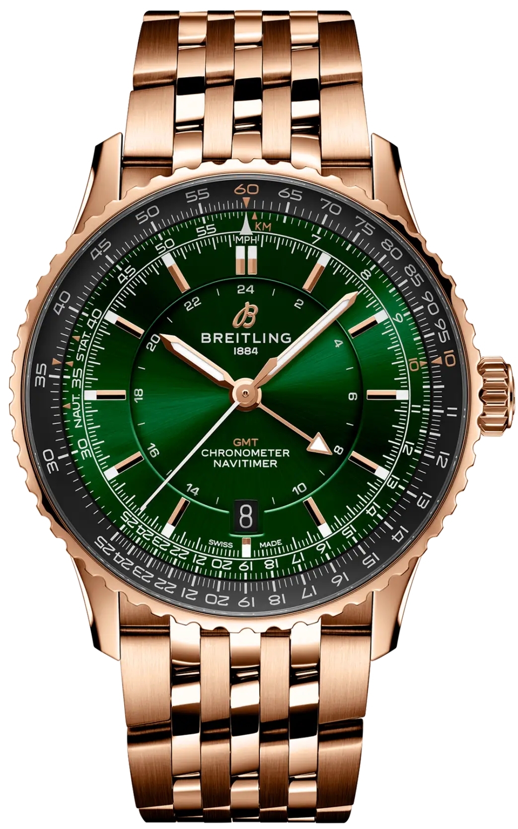 Breitling Miesten kello R32310251L1R1 Navitimer Automatic GMT 41