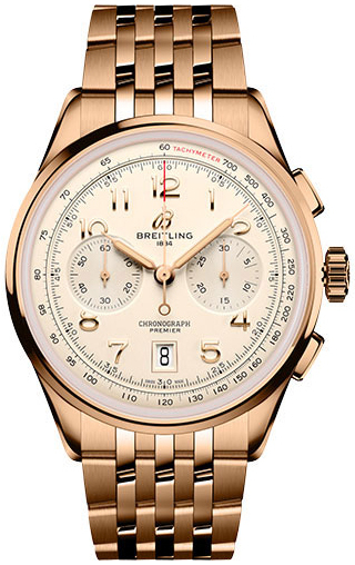 Breitling Miesten kello RB0145371G1R1 Premier B01 Chronograph 42