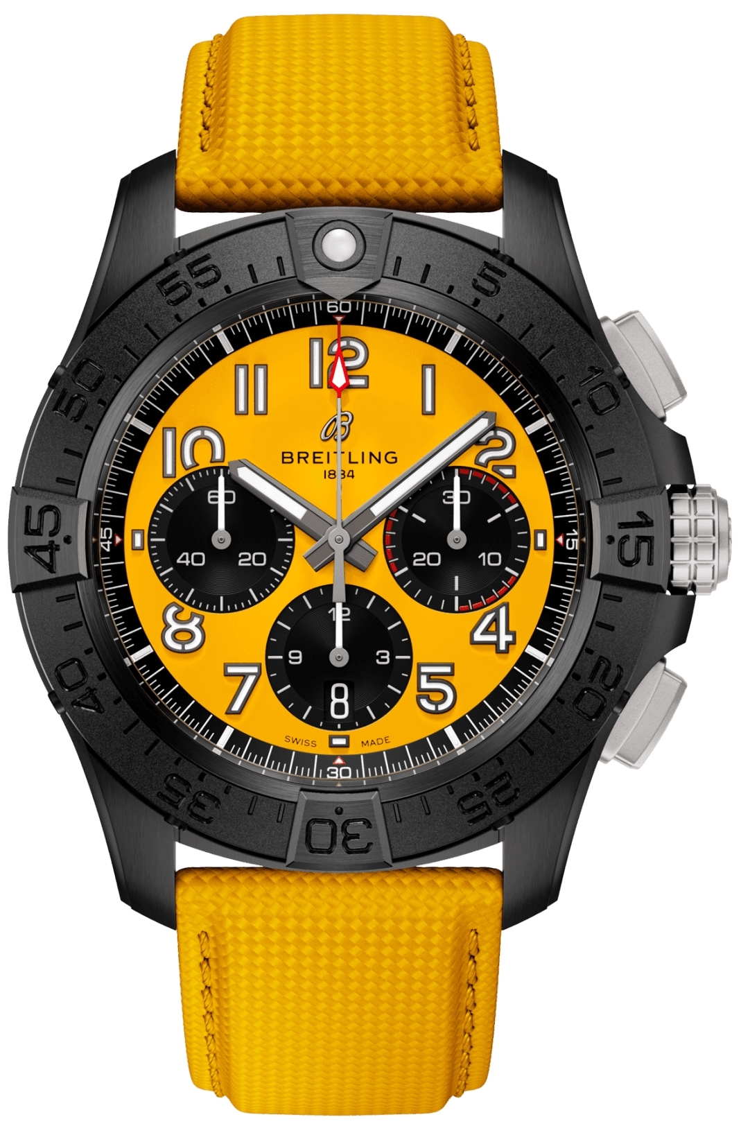 Breitling Miesten kello SB0147101I1X1 Avenger B01 Chronograph 44