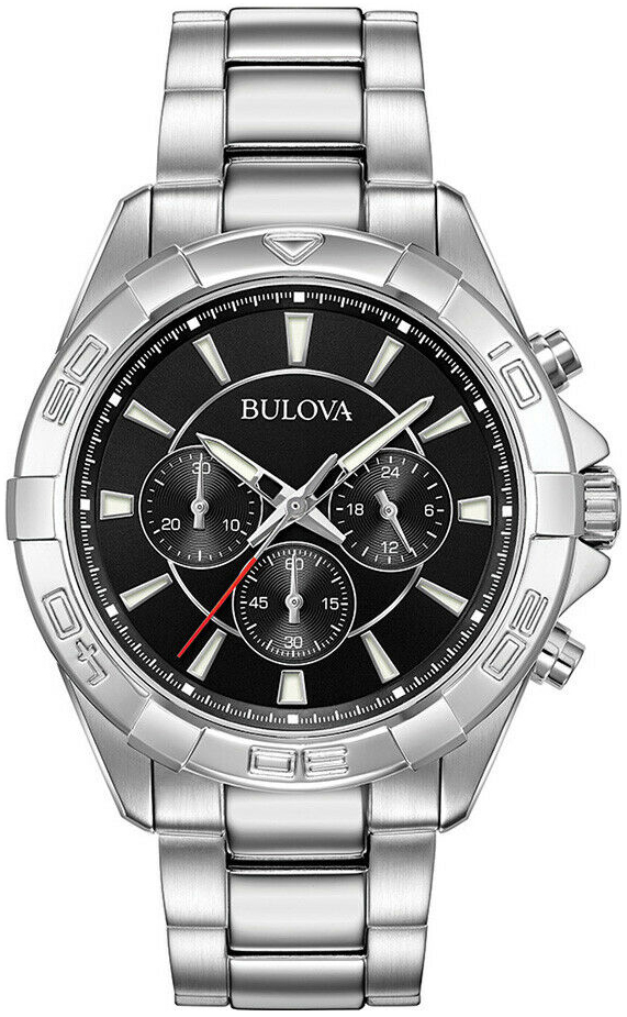 Bulova Classic Miesten kello 96A216 Musta/Teräs Ø44 mm