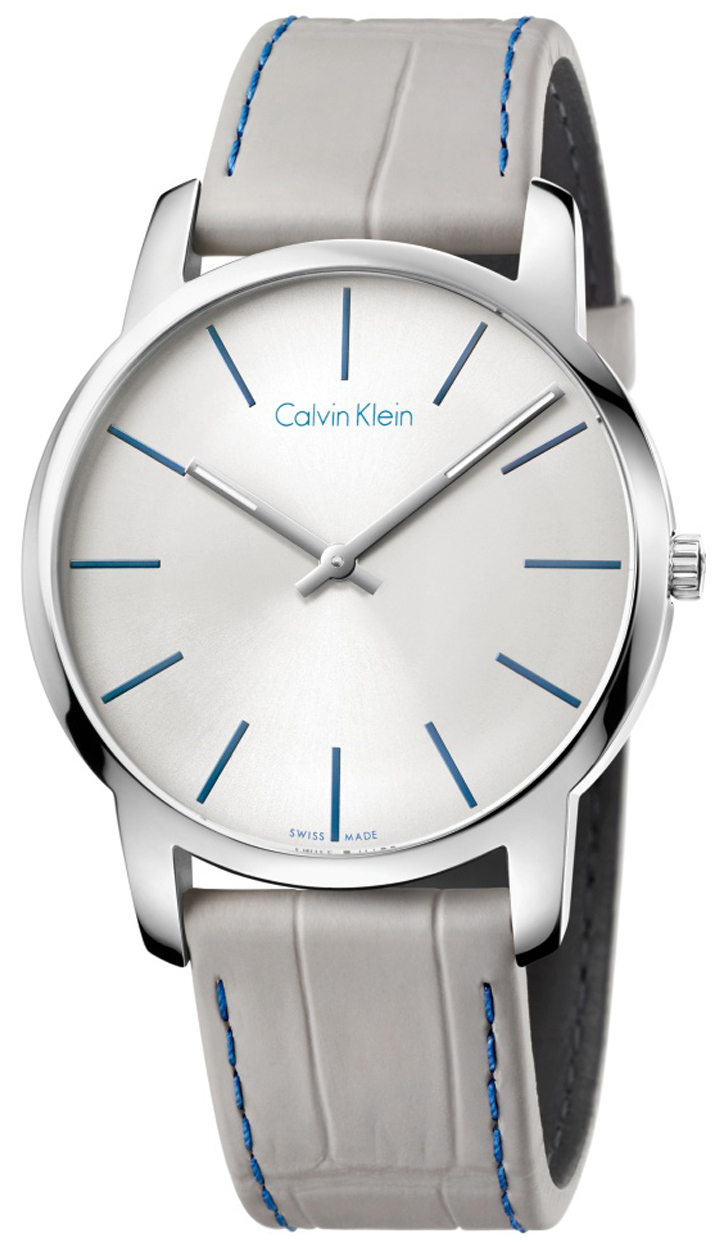 Calvin Klein City Miesten kello K2G211Q4 Hopea/Nahka Ø43 mm