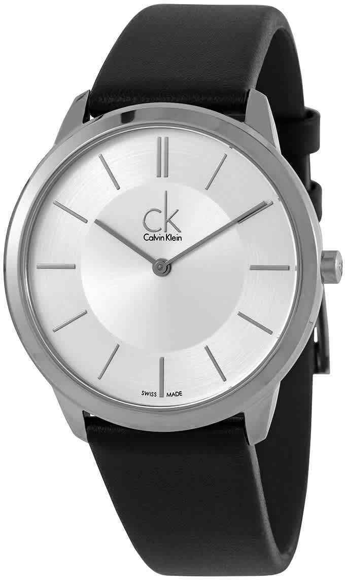 Calvin Klein Minimal Miesten kello K3M211C6 Hopea/Nahka Ø40 mm