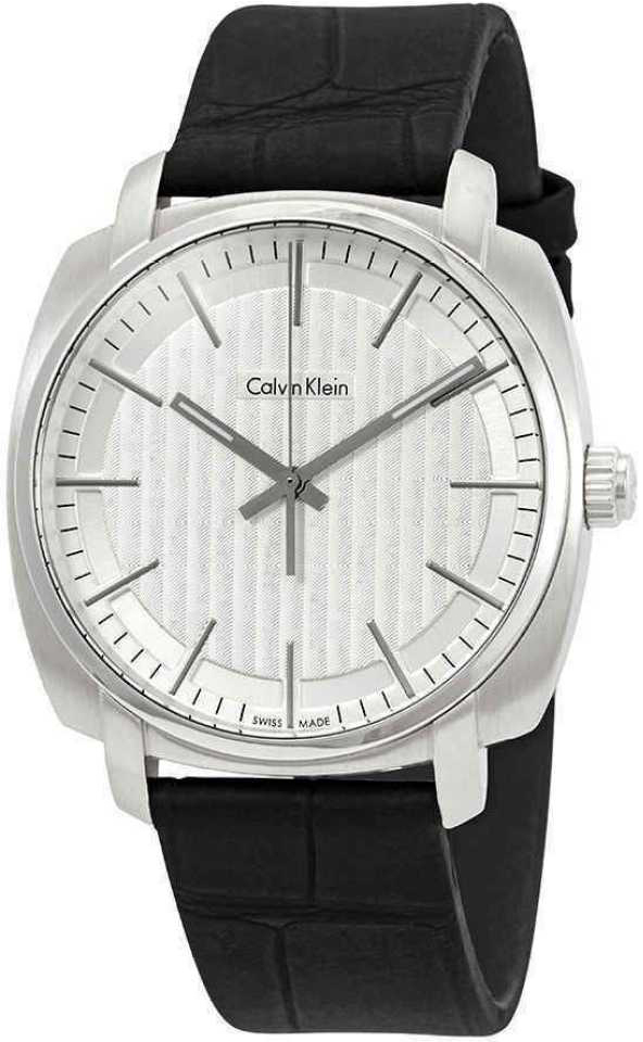 Calvin Klein Highline Miesten kello K5M311C6 Valkoinen/Nahka Ø40 mm