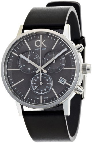 Calvin Klein Minimal Miesten kello K7627107 Musta/Nahka Ø40 mm