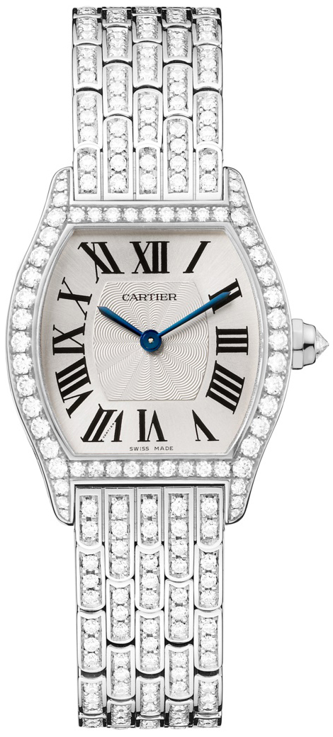 Cartier Naisten kello HPI00778 Tortue Hopea/18K valkokultaa