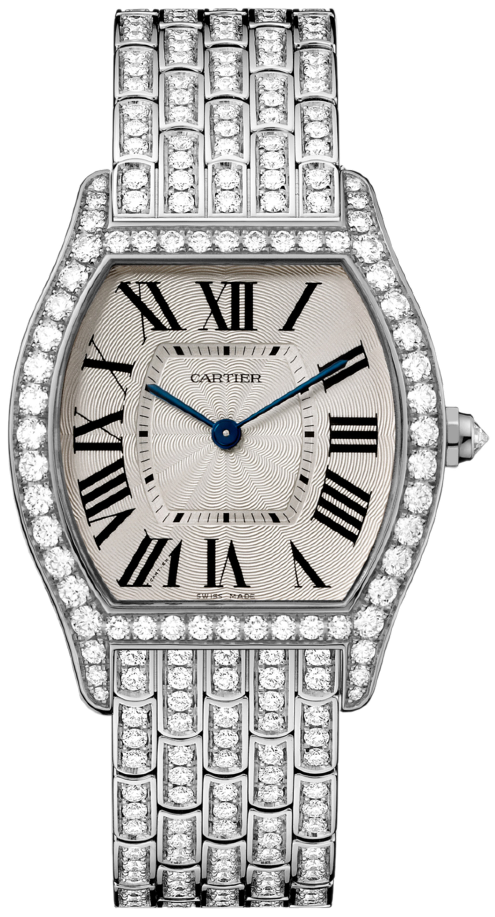 Cartier Naisten kello HPI00779 Tortue Hopea/18K valkokultaa