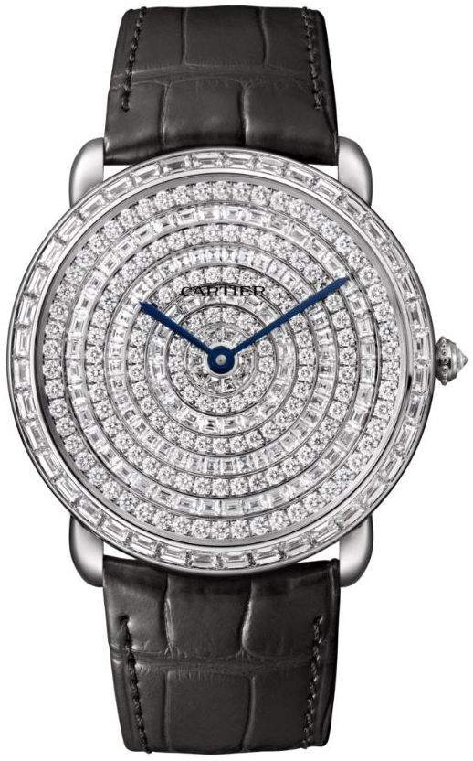 Cartier Rotonde De Cartier Naisten kello HPI01107 Timanteilla/Nahka