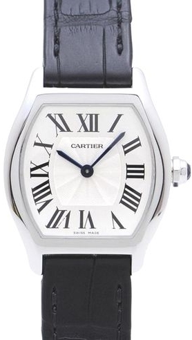 Cartier Tortue Naisten kello W1556361 Hopea/Nahka