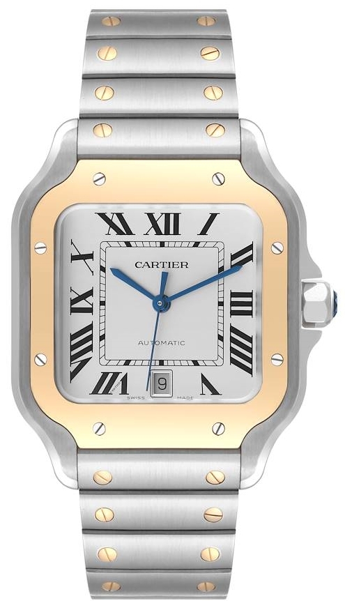 Cartier Miesten kello W2SA0009 Santos De Hopea/Teräs