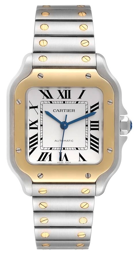 Cartier Miesten kello W2SA0016 Santos De Hopea/Teräs