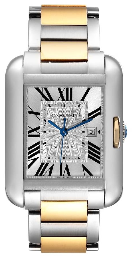 Cartier Tank Anglaise Naisten kello W5310047 Hopea/18K keltakultaa