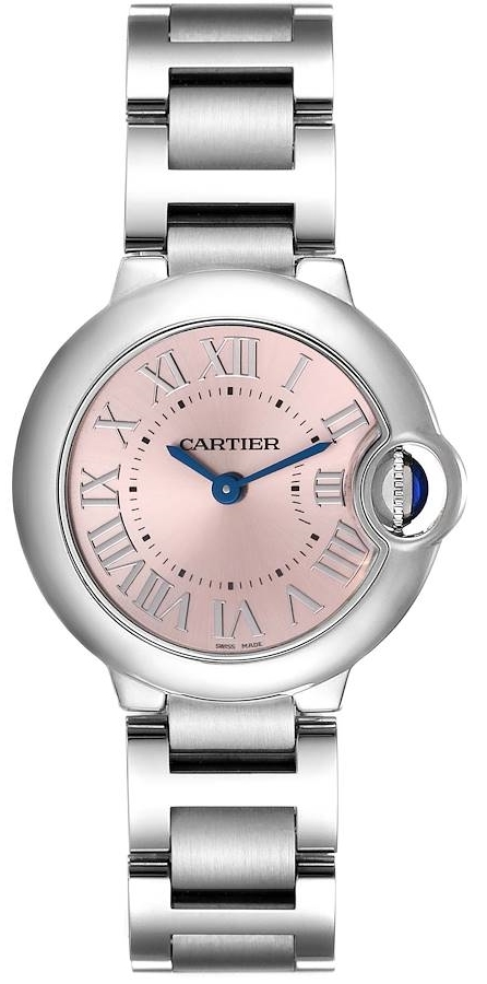 Cartier Naisten kello W6920038 Ballon Blue Pinkki/Teräs Ø28 mm