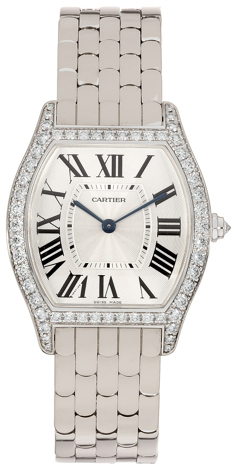 Cartier Tortue Naisten kello WA501013 Hopea/18K valkokultaa