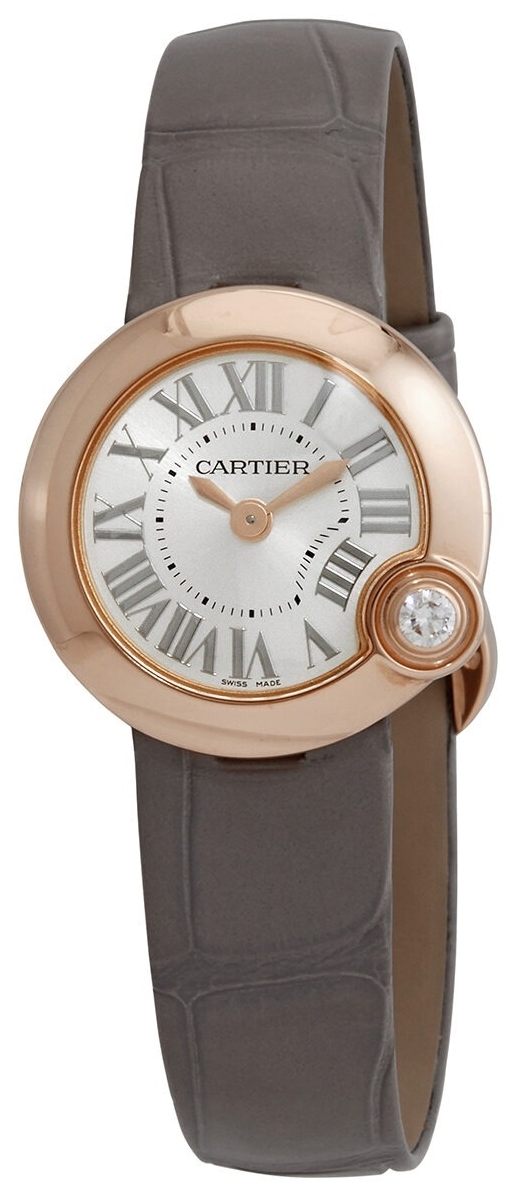 Cartier Naisten kello WGBL0004 Ballon Blanc De Hopea/Nahka Ø26 mm