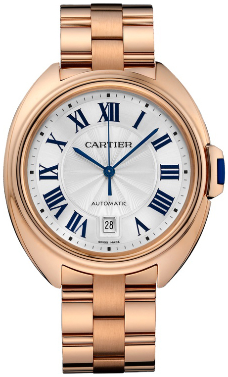 Cartier Cle De Cartier Naisten kello WGCL0020 Hopea/18K punakultaa