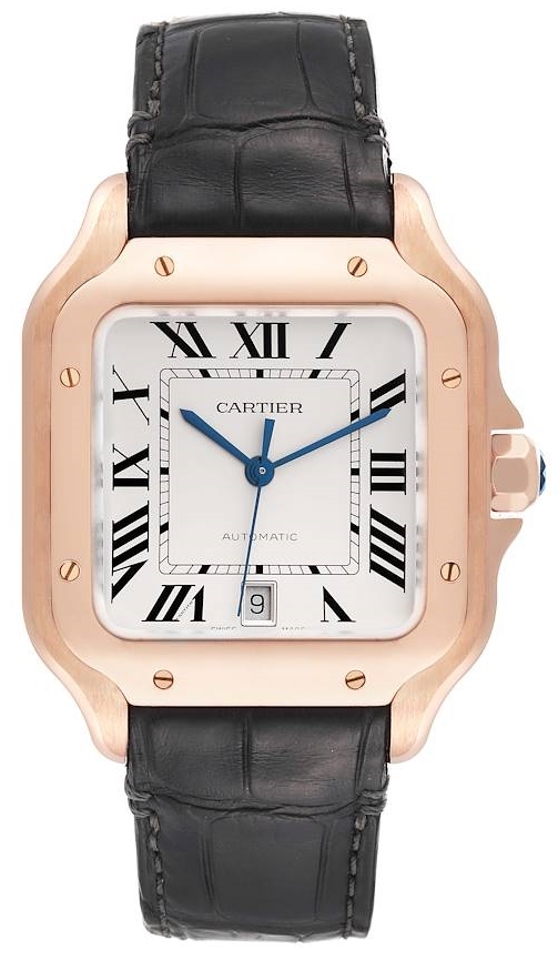 Cartier Santos De Cartier Miesten kello WGSA0011 Valkoinen/Nahka