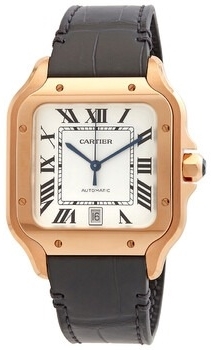 Cartier Miesten kello WGSA0019 Santos De Hopea/Nahka