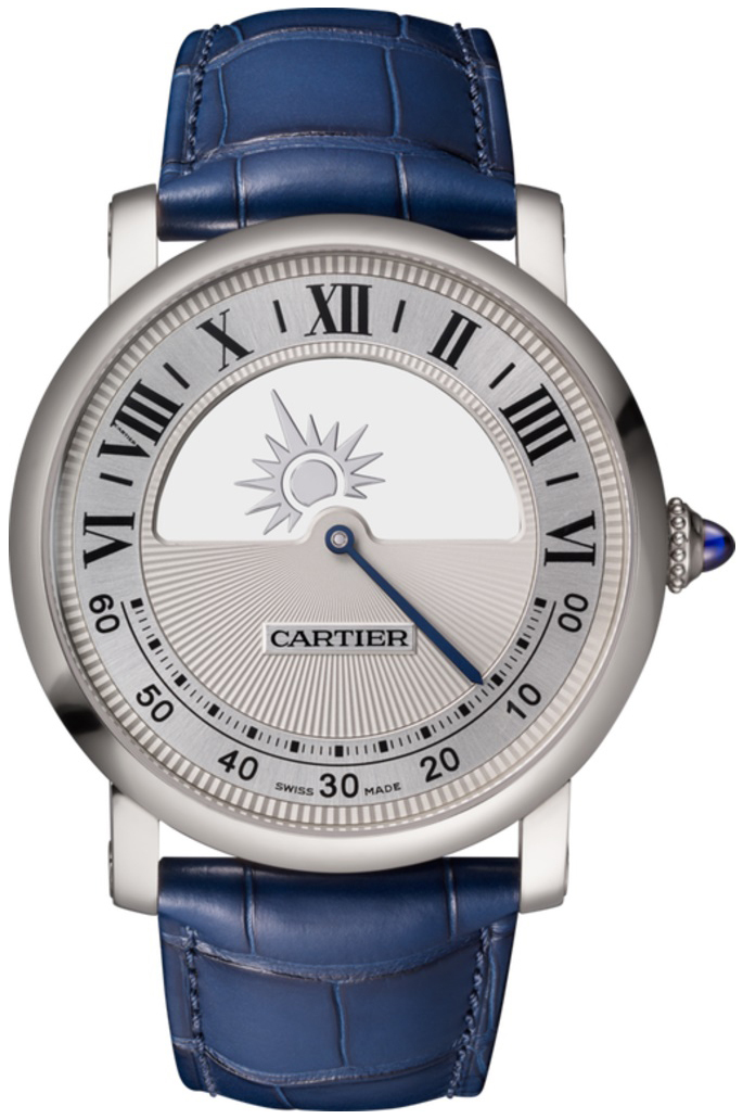 Cartier Rotonde De Cartier Miesten kello WHRO0043 Harmaa/Nahka Ø40 mm