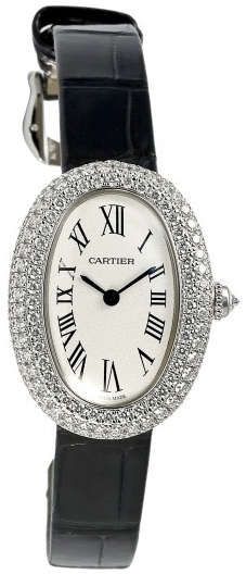 Cartier Naisten kello WJBA0015 Baignoire Hopea/Nahka