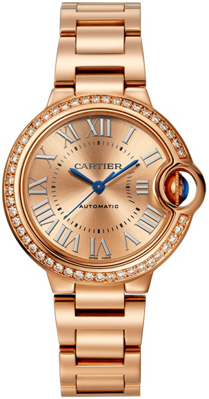 Cartier Naisten kello WJBB0077 Ballon Bleu De Punakultaa/18K